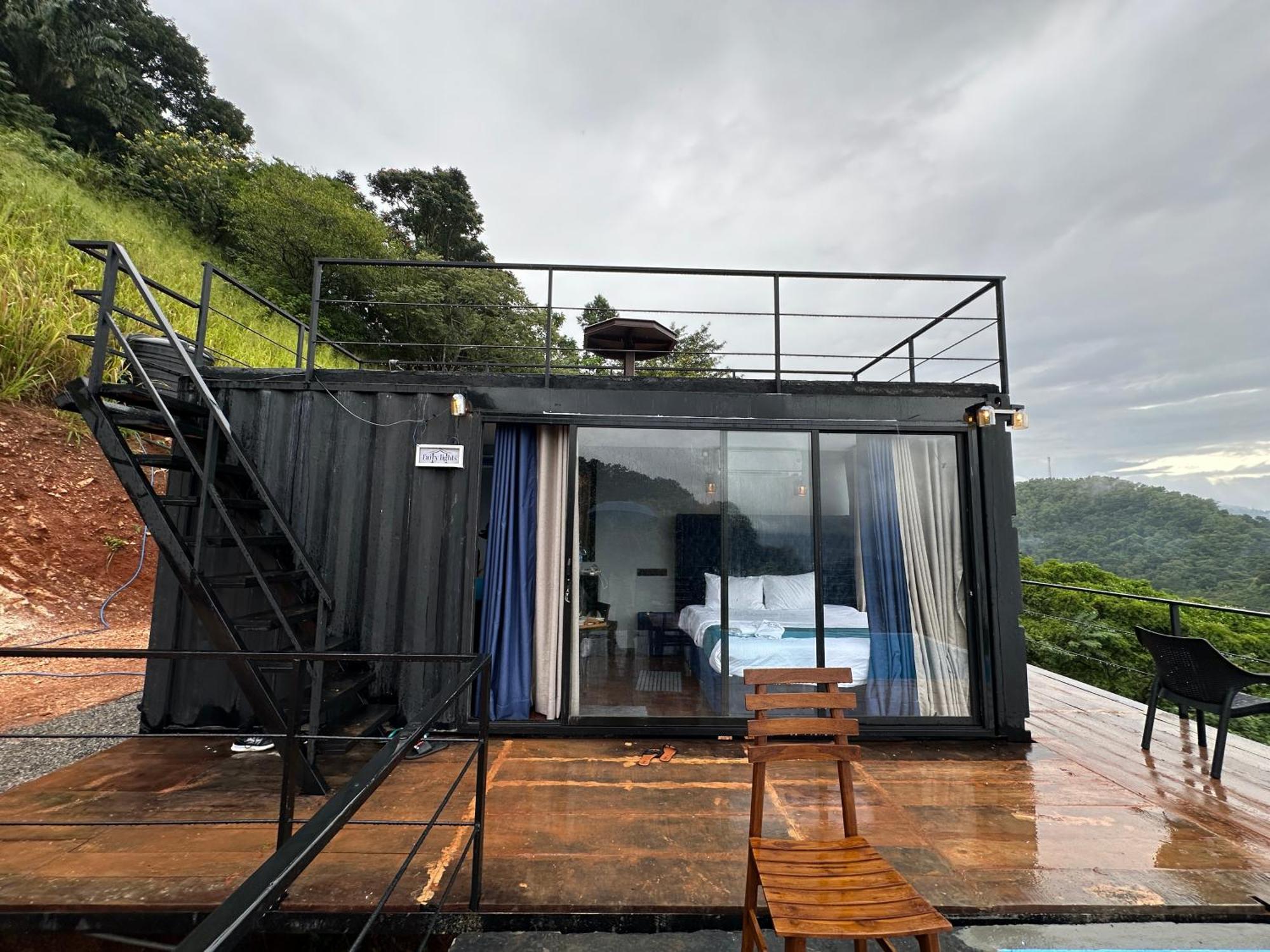 Fairy Lights Container Cabana Matale Esterno foto